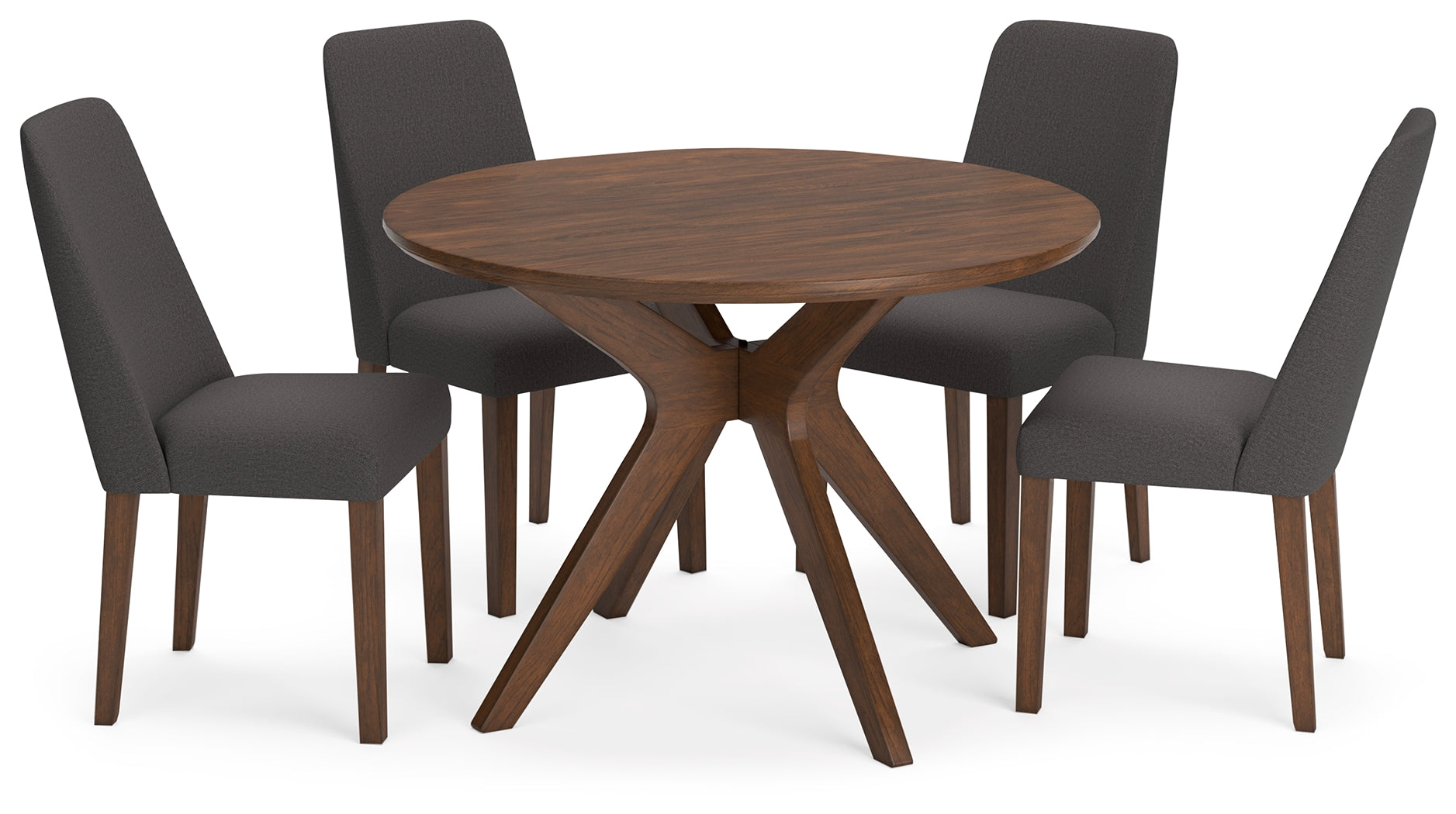 Homestyle Furniture - Ashley Furniture - Lyncott Dining Table and 4 Chairs - Dining Table and 4 Chairs / Brown - D615D7