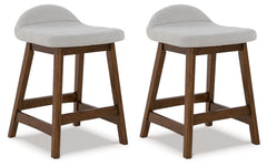 Homestyle Furniture - Ashley Furniture - Lyncott Counter Height Bar Stool (Set of 2) - Counter Height Bar Stool (Set of 2) - D615-124X2