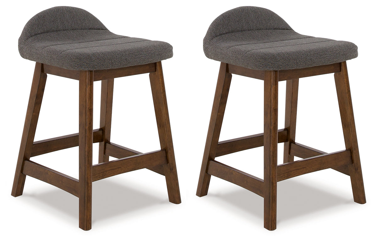 Homestyle Furniture - Ashley Furniture - Lyncott Counter Height Bar Stool (Set of 2) - Counter Height Bar Stool (Set of 2) - D615-224X2