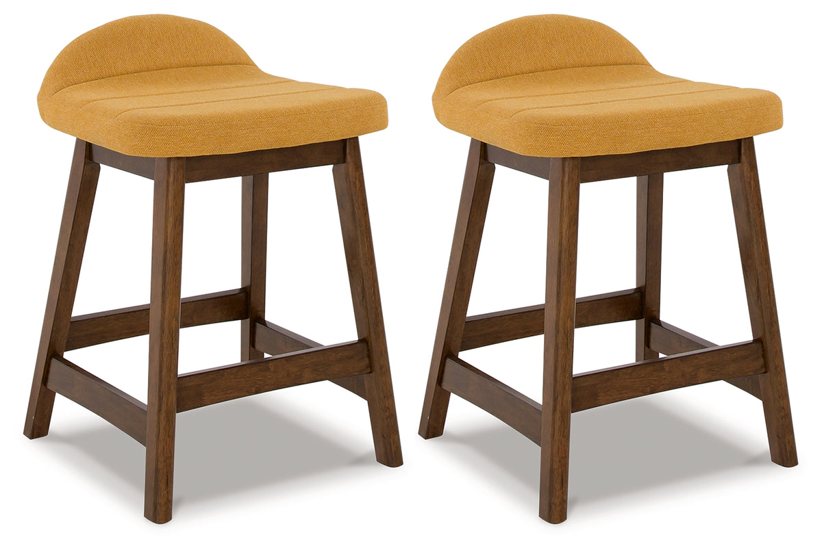 Homestyle Furniture - Ashley Furniture - Lyncott Counter Height Bar Stool (Set of 2) - Counter Height Bar Stool (Set of 2) - D615-424X2