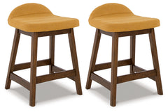 Homestyle Furniture - Ashley Furniture - Lyncott Counter Height Bar Stool (Set of 2) - Counter Height Bar Stool (Set of 2) - D615-424X2