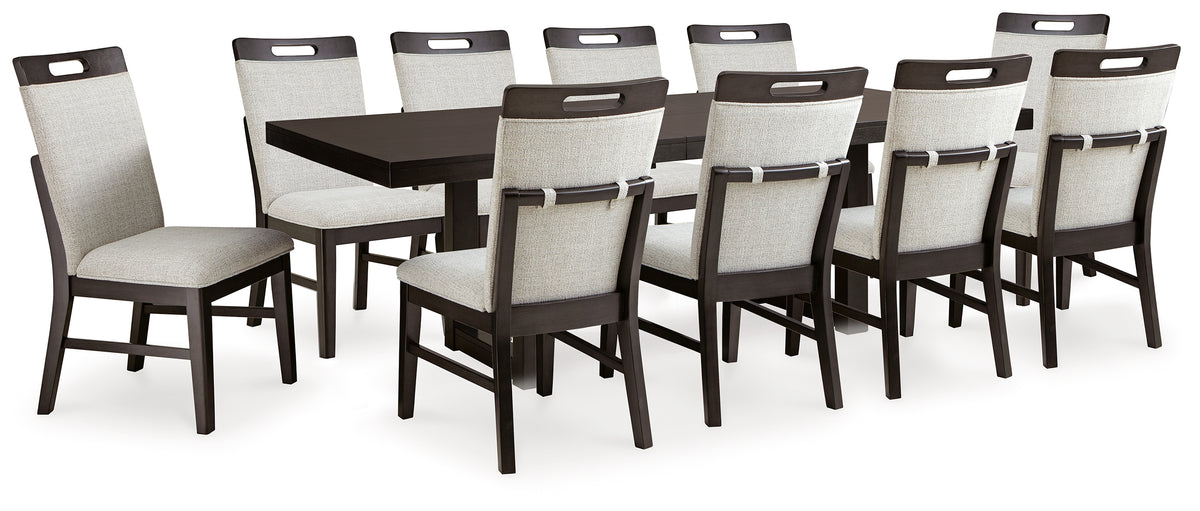 Homestyle Furniture - Ashley Furniture - Neymorton Dining Table and 10 Chairs - Dining Table and 10 Chairs - D618D4