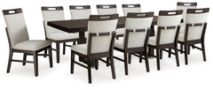 Homestyle Furniture - Ashley Furniture - Neymorton Dining Table and 10 Chairs - Dining Table and 10 Chairs - D618D4