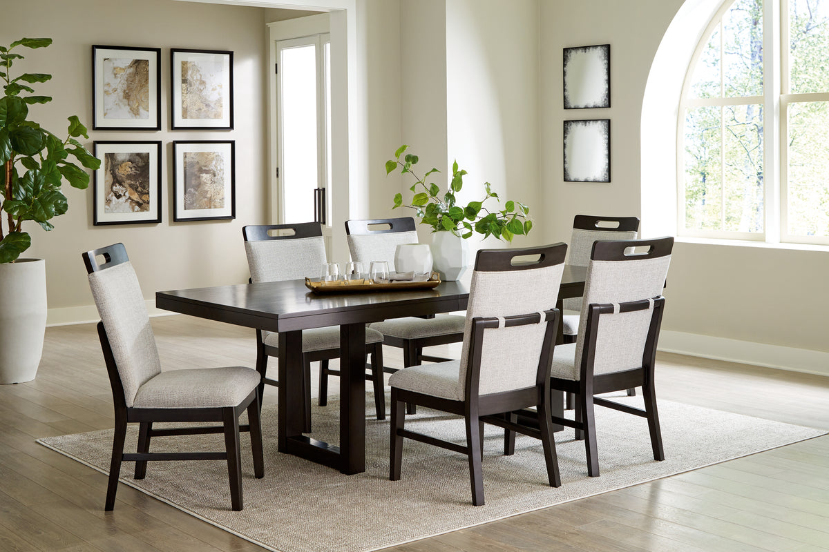 Homestyle Furniture - Ashley Furniture - Neymorton Dining Table and 6 Chairs - Dining Table and 6 Chairs - D618D2