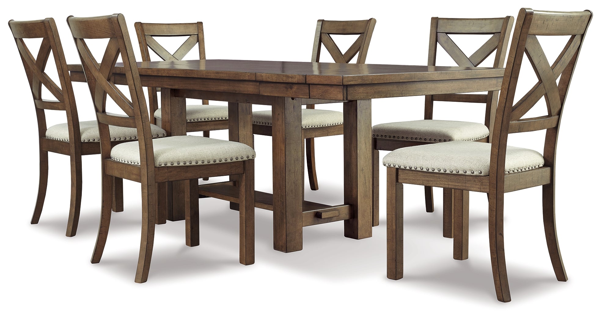 Homestyle Furniture - Ashley Furniture - Moriville Dining Table and 6 Chairs - Dining Table and 6 Chairs - D631D11