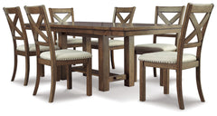 Homestyle Furniture - Ashley Furniture - Moriville Dining Table and 6 Chairs - Dining Table and 6 Chairs - D631D11