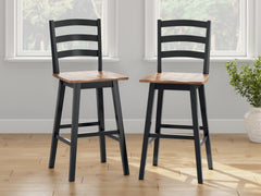 Homestyle Furniture - Ashley Furniture - Wildenauer Bar Height Barstool (Set of 2) - Bar Height Barstool (Set of 2) - D634-230X2