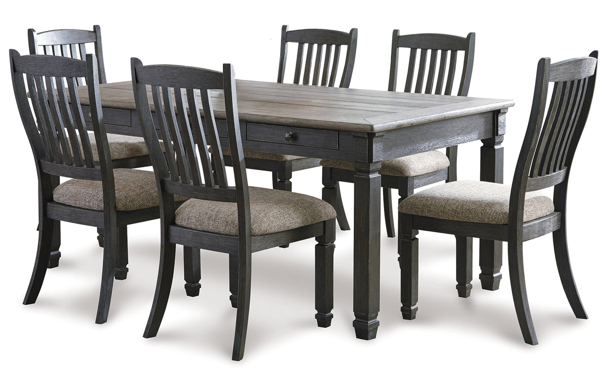 Homestyle Furniture - Ashley Furniture - Tyler Creek Dining Table and 6 Chairs - Dining Table and 6 Chairs - D736D4