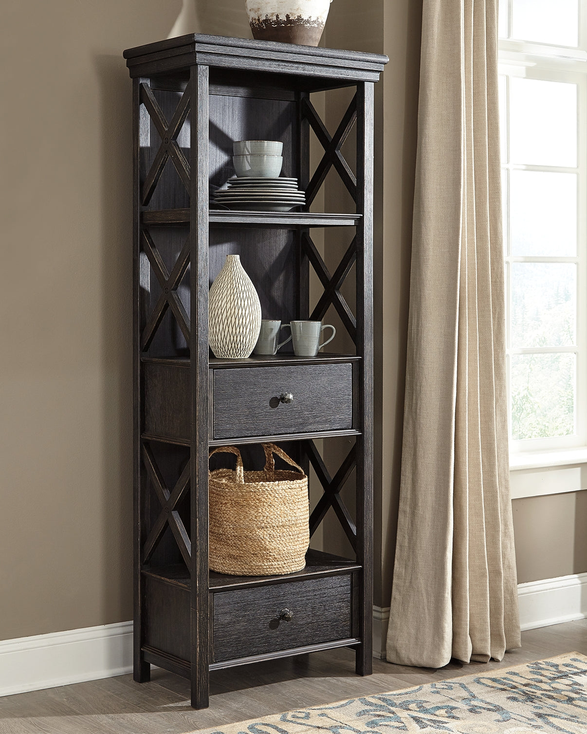Homestyle Furniture - Ashley Furniture - Tyler Creek Display Cabinet - Display Cabinet - D736-76
