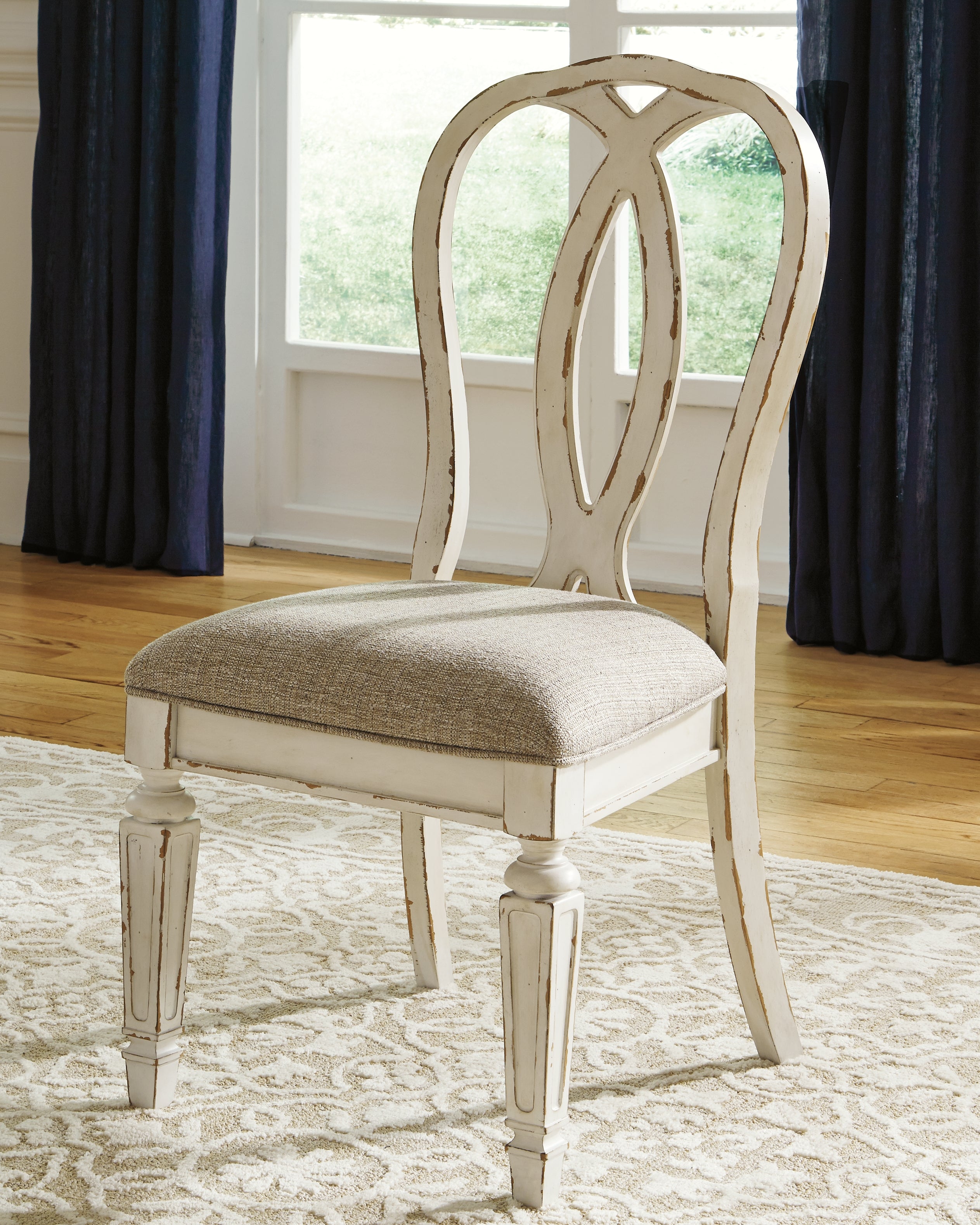 Realyn Server Homestyle Furniture - Ashley Furniture - Realyn Dining Table and 6 ...