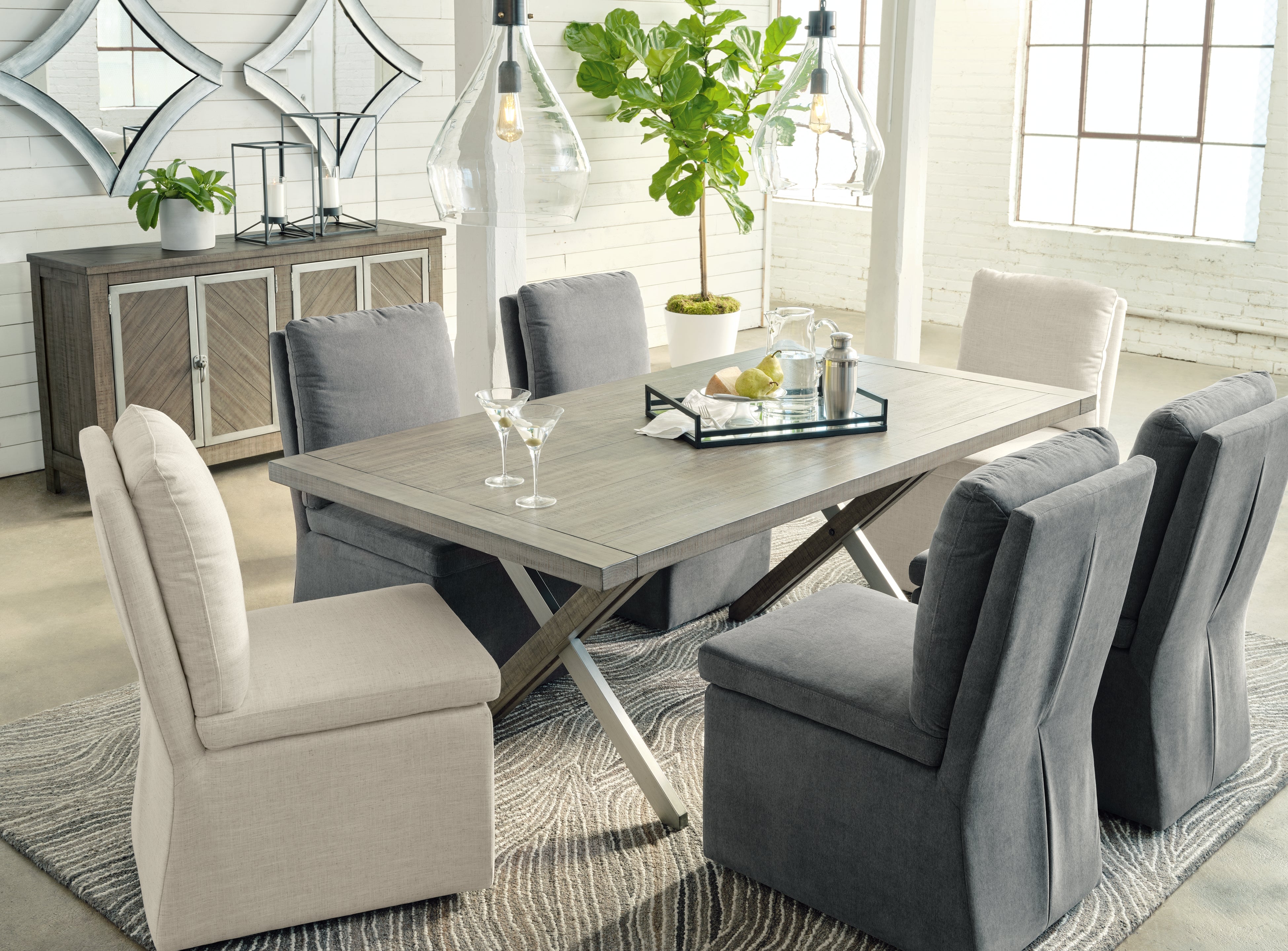 Homestyle Furniture - Ashley Furniture - Krystanza Dining Table - Rectangular Dining Room Table - D766-25