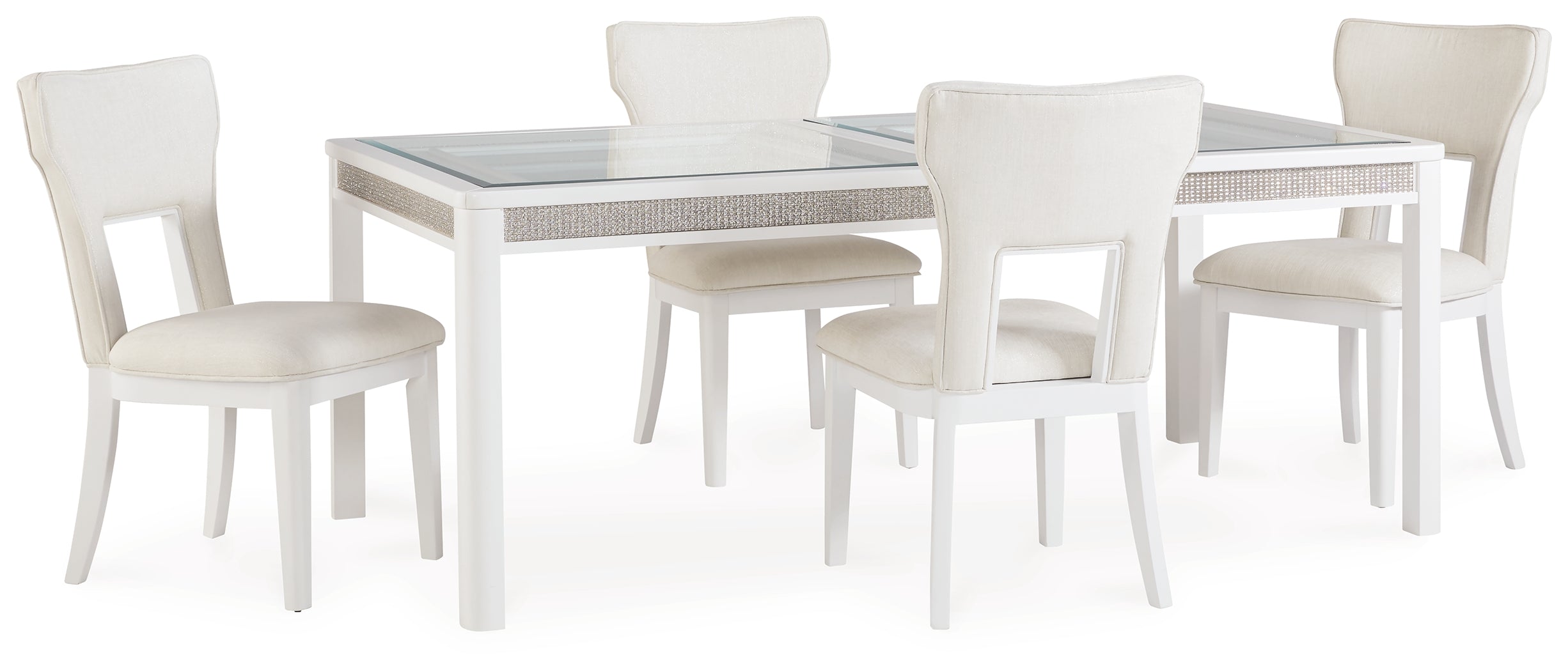 Homestyle Furniture - Ashley Furniture - Chalanna Dining Table and 4 Chairs - Dining Table and 4 Chairs - D822D1
