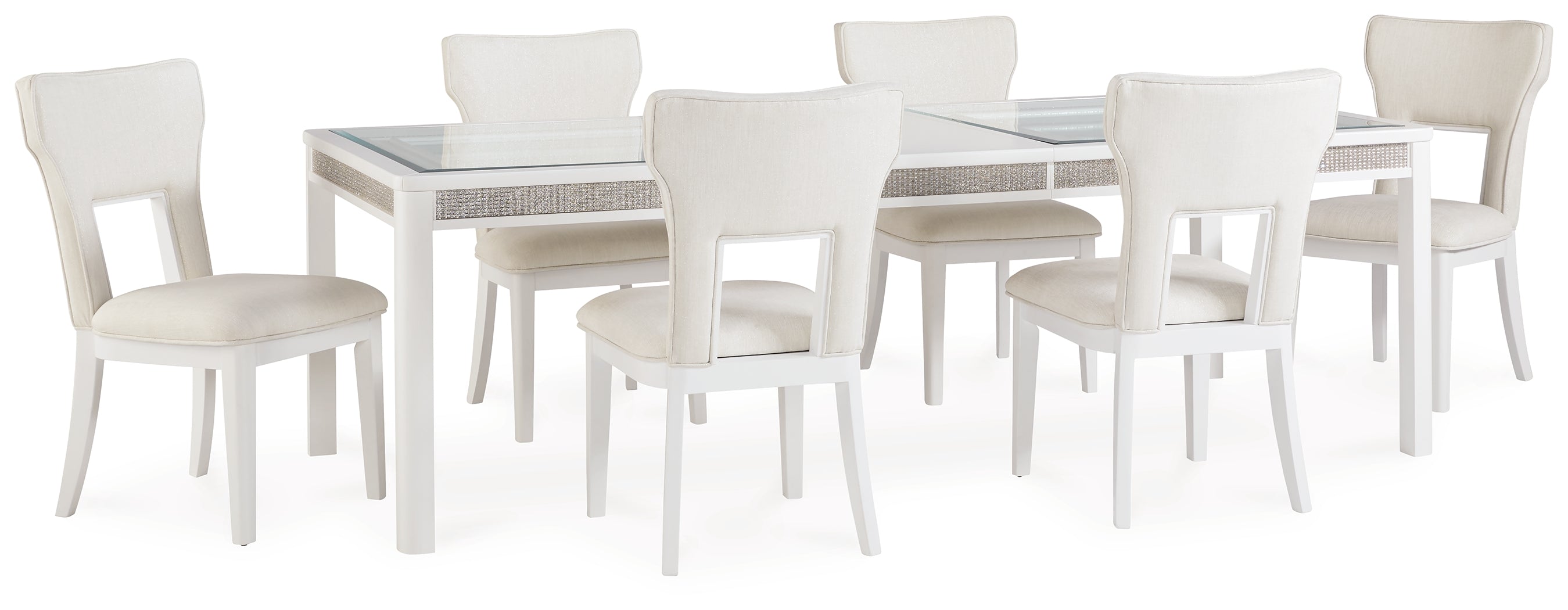 Homestyle Furniture - Ashley Furniture - Chalanna Dining Table and 6 Chairs - Dining Table and 6 Chairs - D822D2
