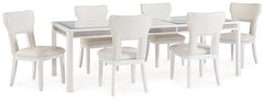 Homestyle Furniture - Ashley Furniture - Chalanna Dining Table and 6 Chairs - Dining Table and 6 Chairs - D822D2