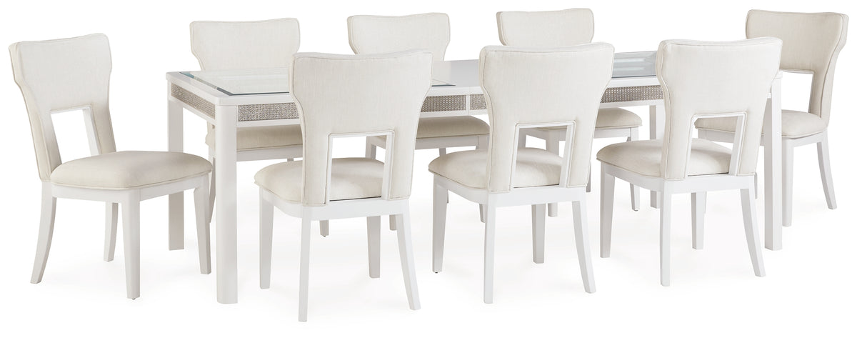 Homestyle Furniture - Ashley Furniture - Chalanna Dining Table and 8 Chairs - Dining Table and 8 Chairs - D822D3