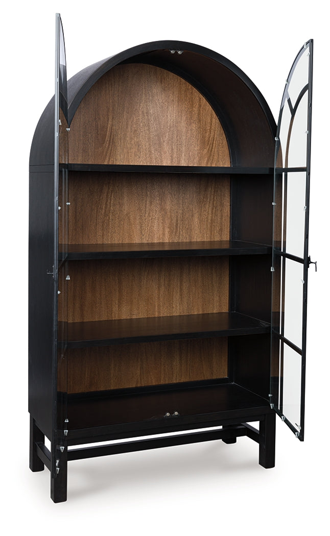 Homestyle Furniture - Ashley Furniture - Greddinton Display Cabinet - Display Cabinet / Black/Brown - PCD824-376