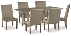 Homestyle Furniture - Ashley Furniture - Chrestner Dining Table and 6 Chairs - Dining Table and 6 Chairs - D983D5