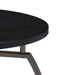 Dacre Round Coffee Table Dark Grey and Black Nickel - Homestyle Furniture (ARk)