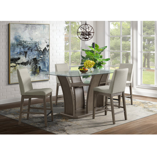 Dapper Grey Rectangular Counter Table – SKU DPR300CDTB | HomeStyle Furniture