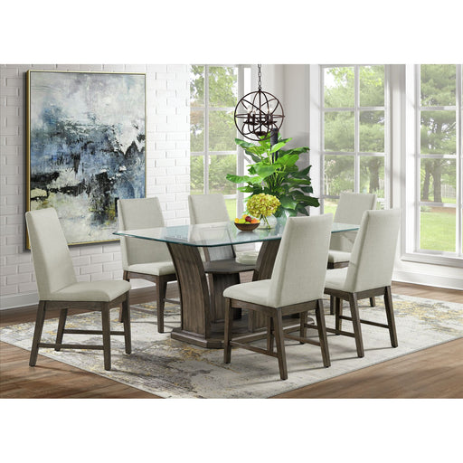 Dapper Grey Rectangular Dining Table – SKU DPR300DTB | HomeStyle Furniture