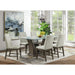 Dapper Grey Rectangular Dining Table – SKU DPR300DTB | HomeStyle Furniture