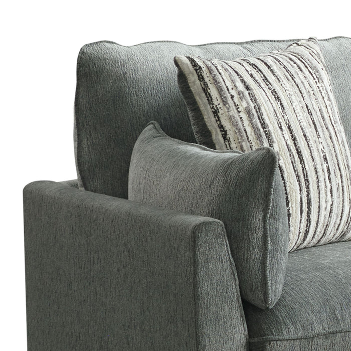 Deville Modular 5PC Living Room Set in Nova Grey