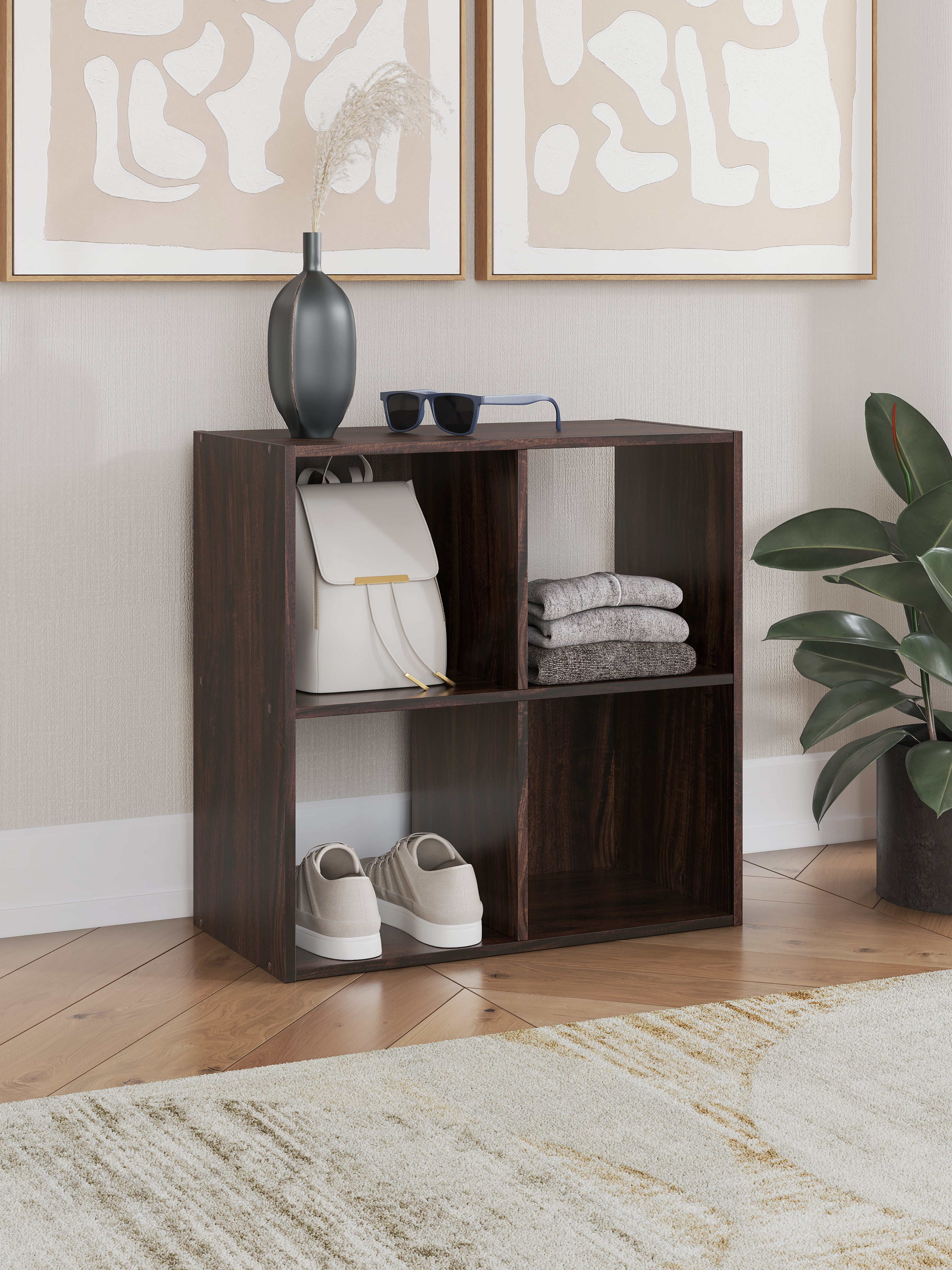 Homestyle Furniture - Ashley Furniture - Glosmount Four Cube Organizer - Four Cube Organizer - EA1055-2X2