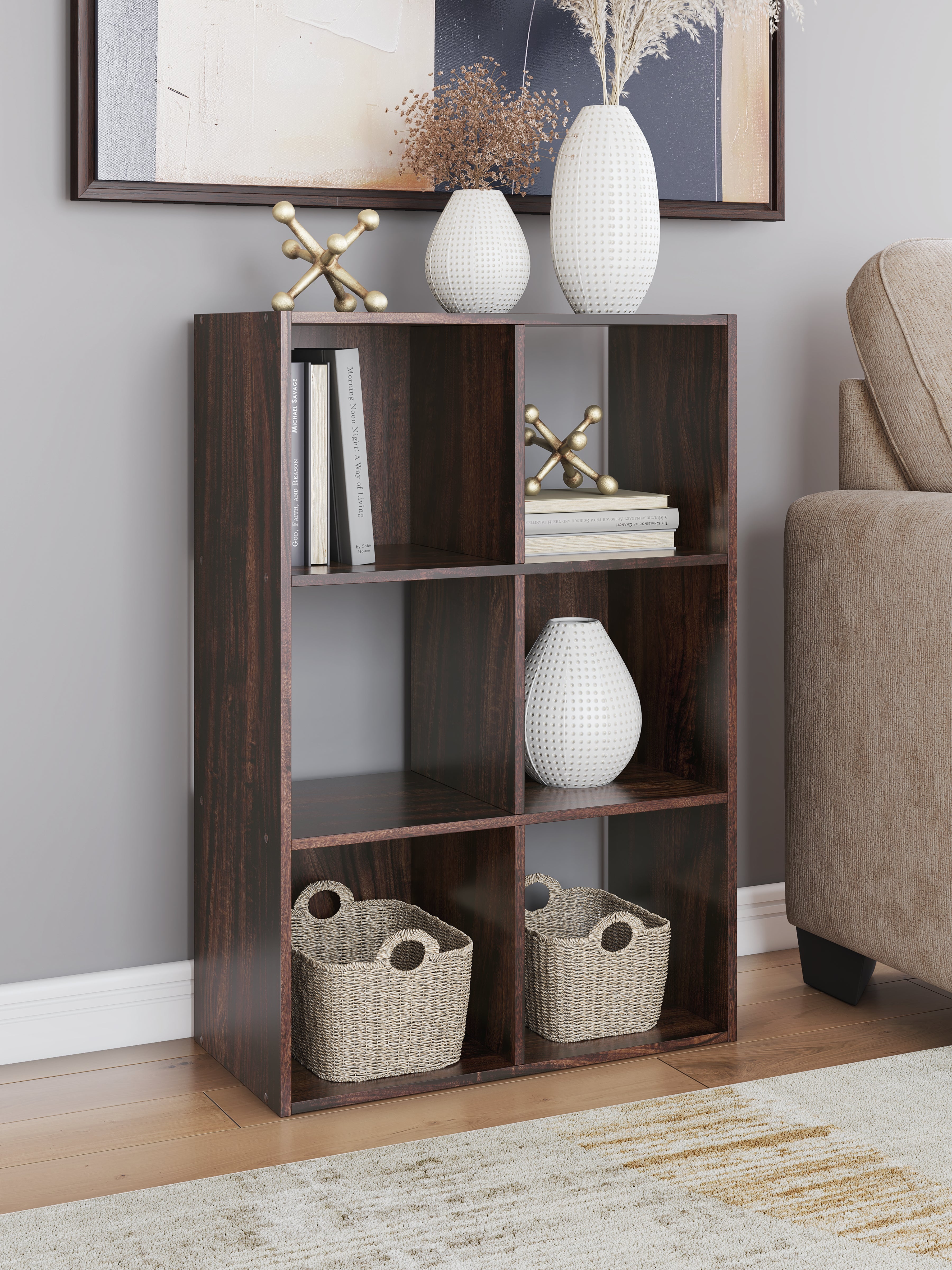 Homestyle Furniture - Ashley Furniture - Glosmount Six Cube Organizer - Six Cube Organizer - EA1055-3X2