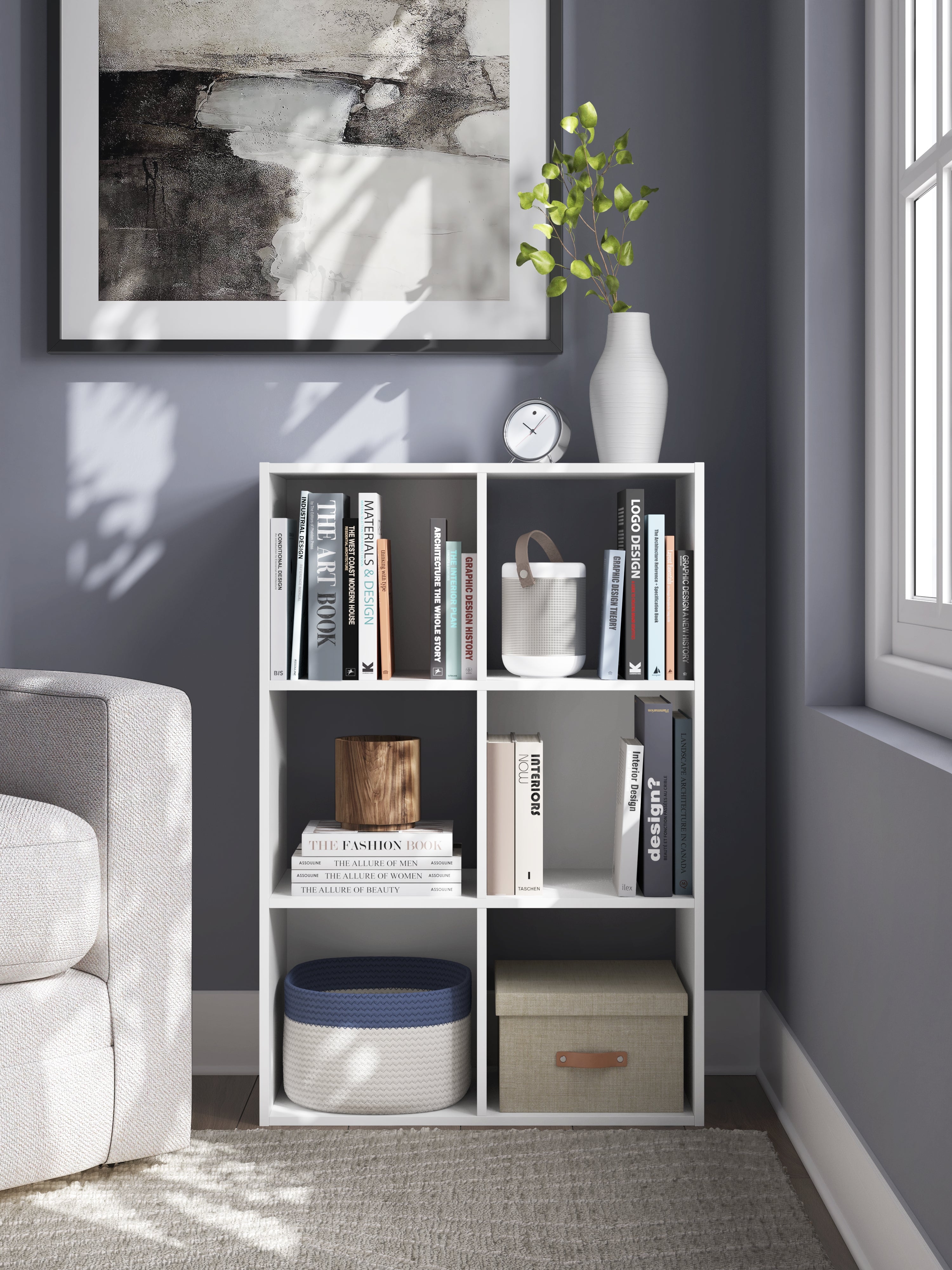 Homestyle Furniture - Ashley Furniture - Onita Six Cube Organizer - Six Cube Organizer - EA9630-3X2