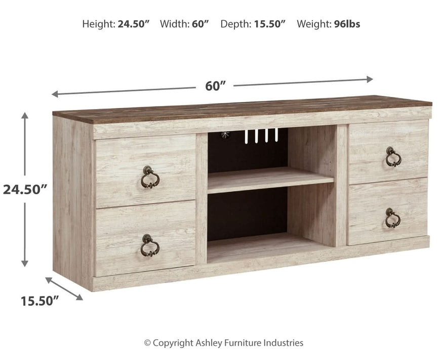 Willowton TV Stand  Homestyle Furniture (ARk)