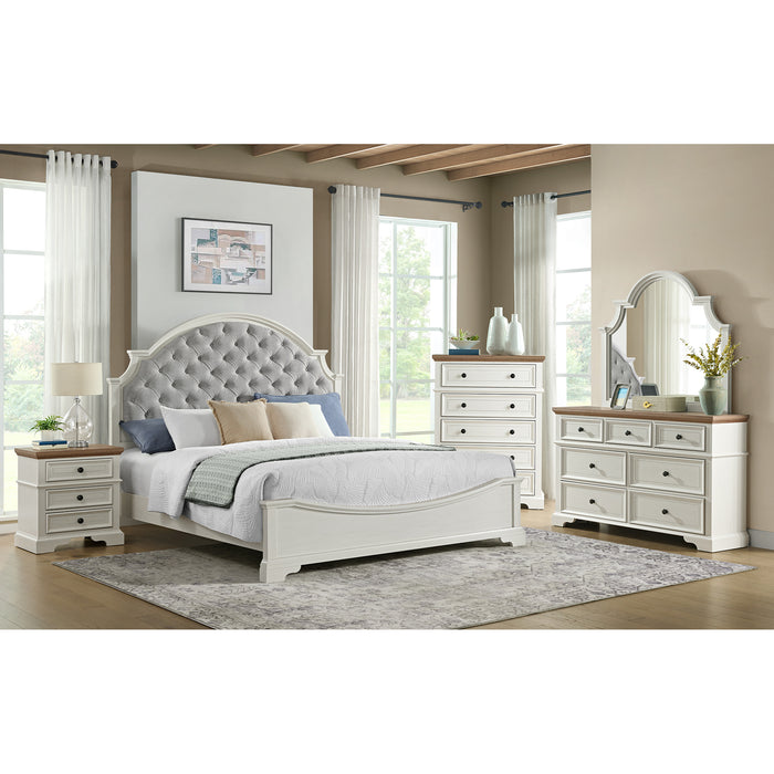 Eastwood Youth 7-Drawer Dresser in Brown and Off-White – SKU Y-13160-7-DR | HomeStyle Furniture