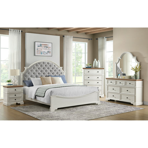 Eastwood Youth 5-Drawer Chest in Brown and Off-White – SKU Y-13160-7-CH | HomeStyle Furniture