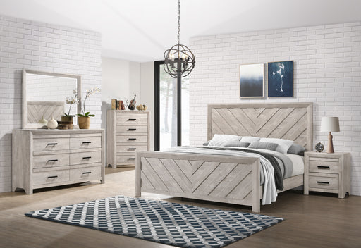 Ellen Dresser & Mirror Set White – SKU EL700DRMR | HomeStyle Furniture