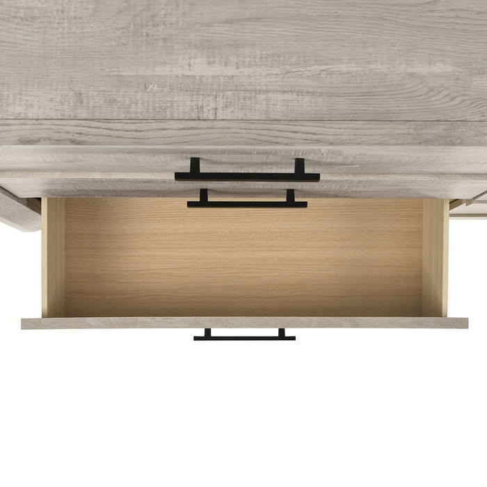 Ellen Dresser & Mirror Set White