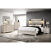 Fort Worth King Bed with Lights & USB in White – SKU B-3460-7-KBL | HomeStyle Furniture
