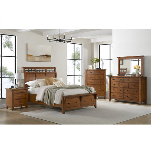 Gage 9-Drawer Dresser in Chestnut – SKU B-15580-5-DR | HomeStyle Furniture