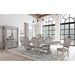 Glenmore Dining Side Chair with Light Brown Fabric in Aged Grey (2 Per Carton) – SKU D-14210-3-SC | HomeStyle Furniture