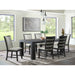 Grady Rectangle Dining Table Black – SKU DGD818DTB | HomeStyle Furniture