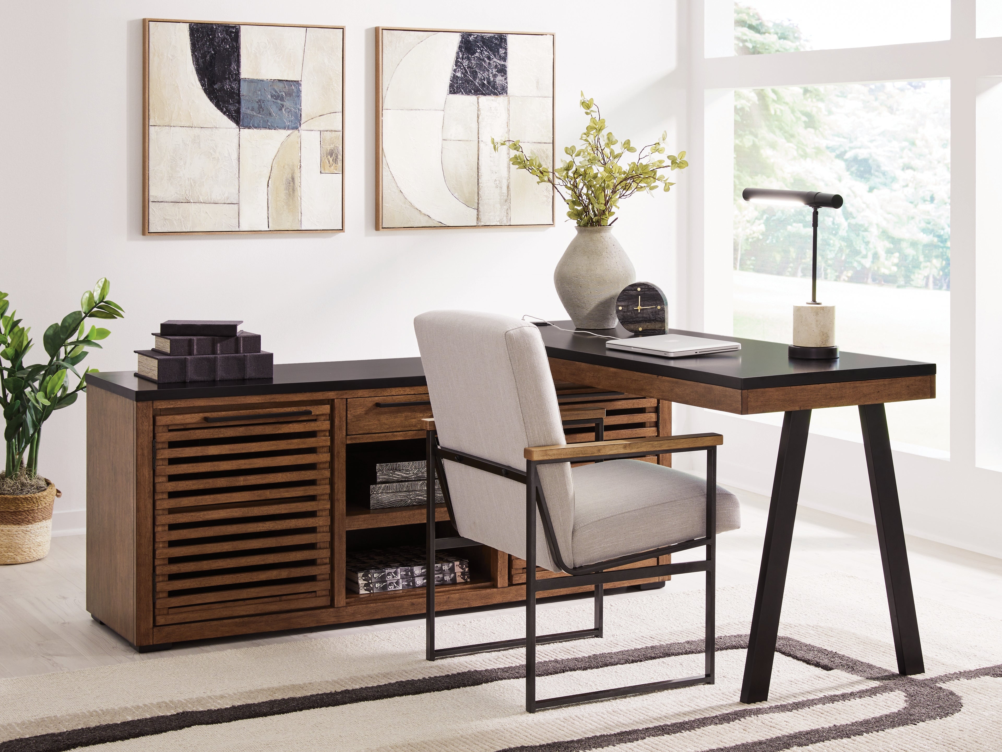 Homestyle Furniture - Ashley Furniture - Kallari Credenza with Desk Return - Credenza with Desk Return - H737H1
