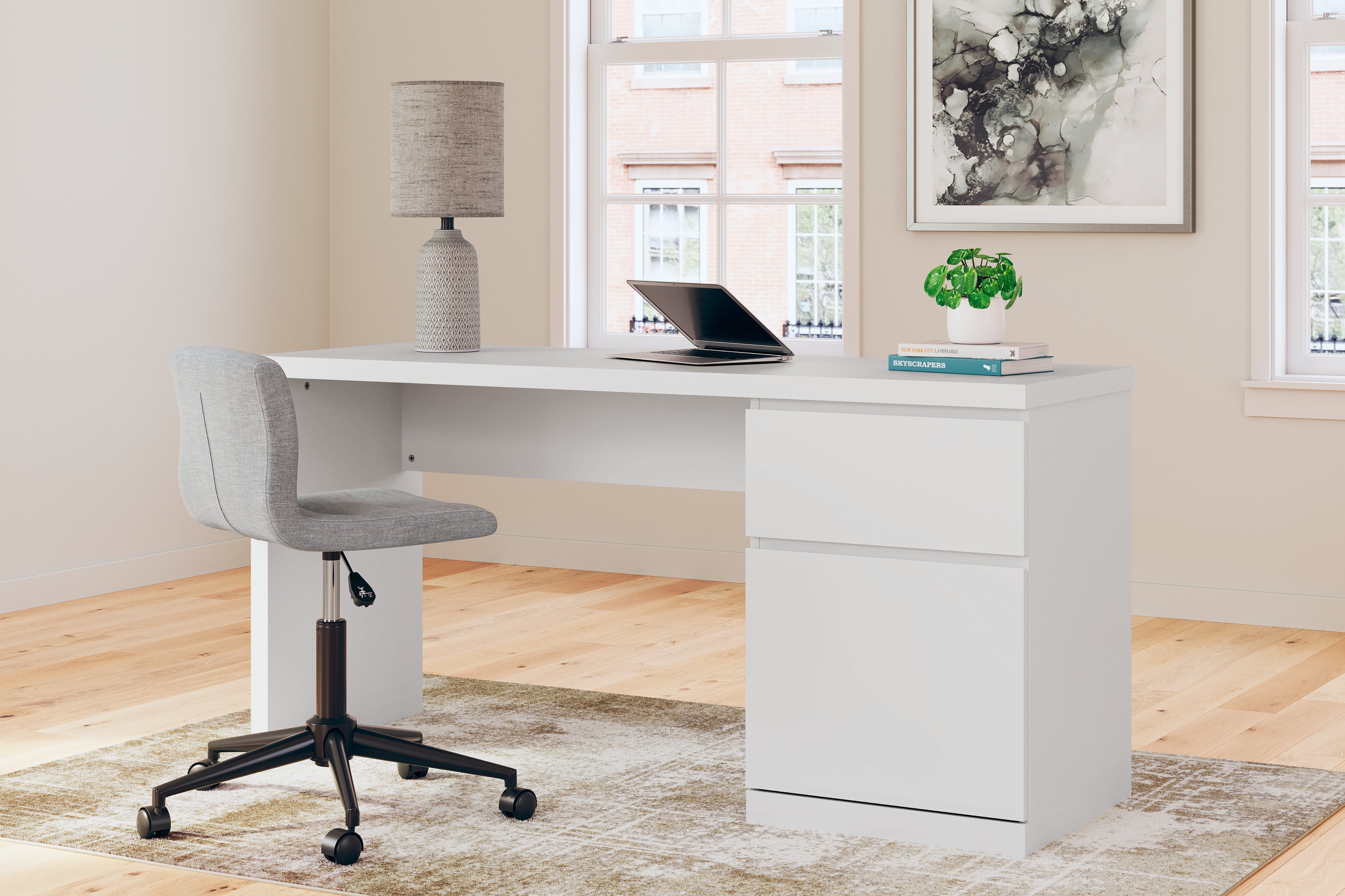Homestyle Furniture - Ashley Furniture - Onita 60" Home Office Desk - Home Office Desk - H9630-134