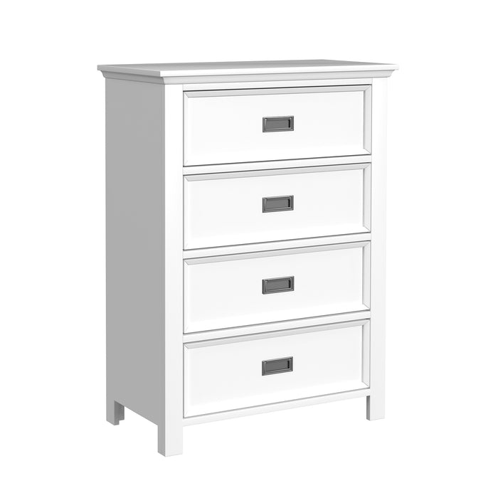 Hampton Kids 4-Drawer Chest in White