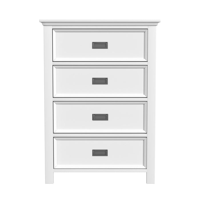 Hampton Kids 4-Drawer Chest in White