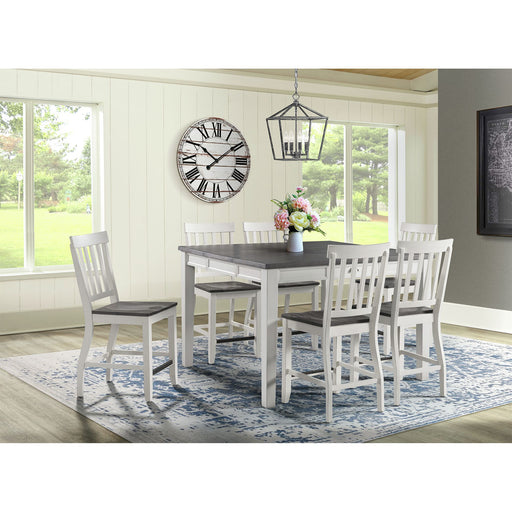 Kayla Two Tone Counter Side Chair w/Grey Top (2 Per Pack) – SKU DKY350CSC | HomeStyle Furniture