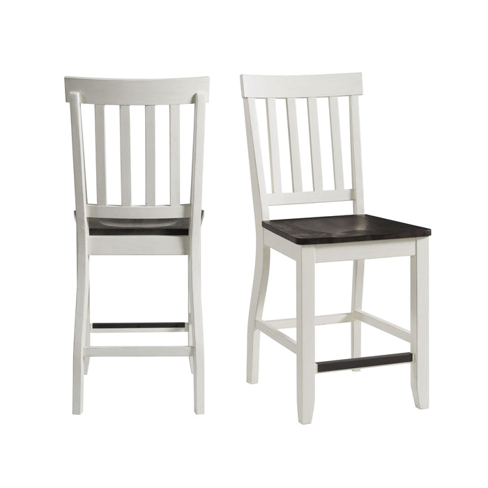 Kayla Two Tone Counter Side Chair w/Grey Top (2 Per Pack)