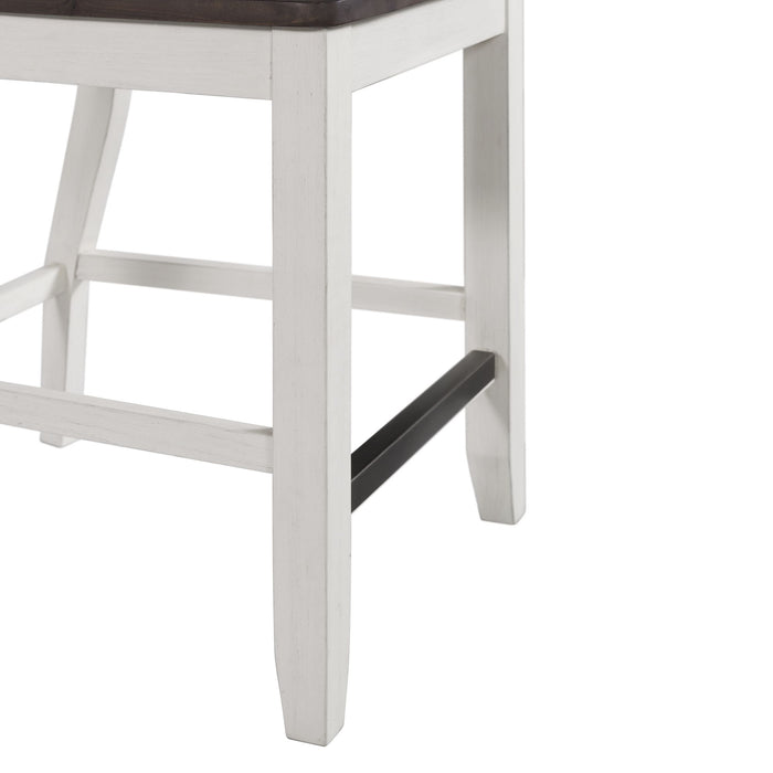 Kayla Two Tone Counter Side Chair w/Grey Top (2 Per Pack)