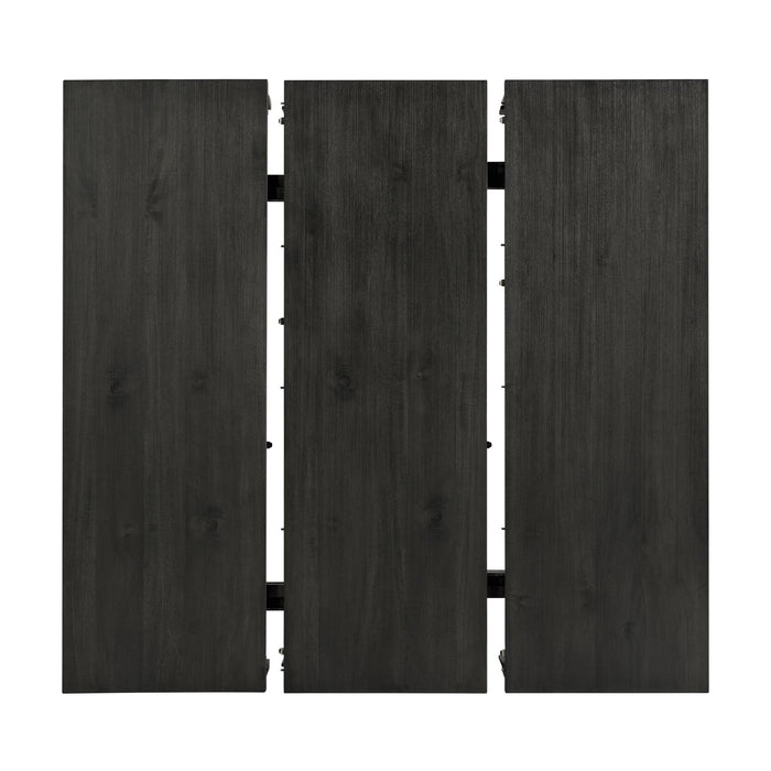 Kayla Two Tone Counter Table w/Grey Top with 2 Drawers
