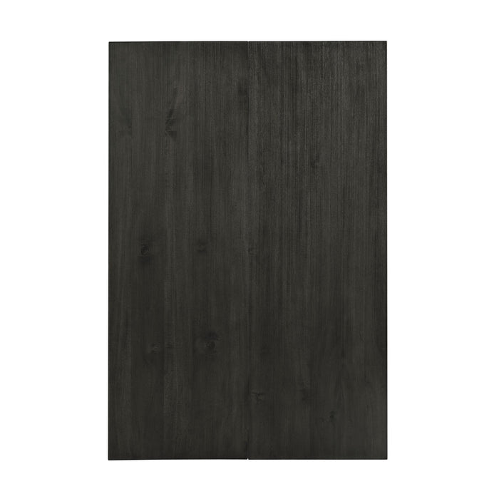 Kayla Two Tone Counter Table w/Grey Top with 2 Drawers