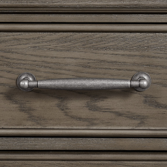 Kings Court 1 Door and 7-Drawer Chest in Grey