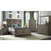 Kings Court 3-Drawer Nightstand (Sliding Top) in Grey – SKU B.10315.NS | HomeStyle Furniture