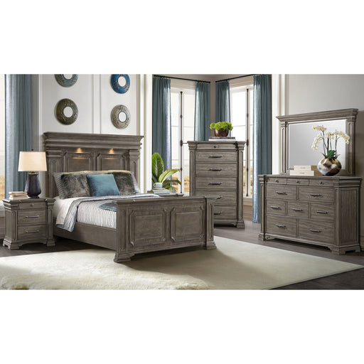 Kings Court Queen Bed in Grey – SKU B.10315.QB | HomeStyle Furniture